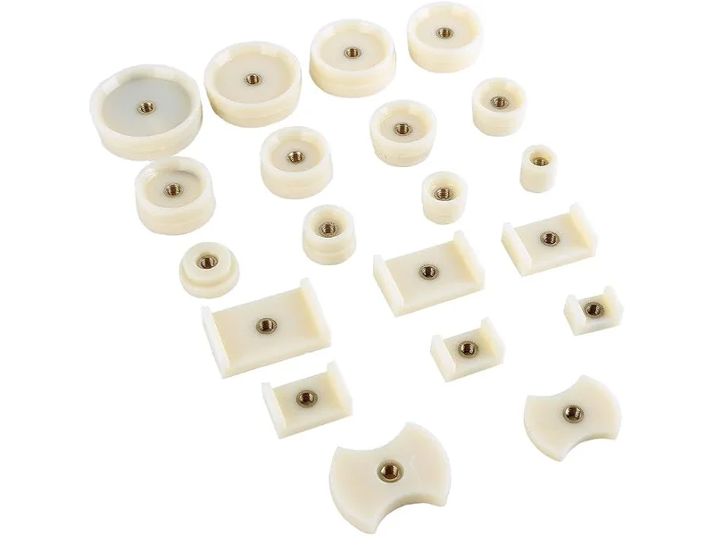 Nylon watch press dies in several sizes